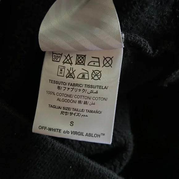 Off-White graphic print sweatshirt Downtown sweater pullover C/O Virgil Abloh - Picture 7 of 7